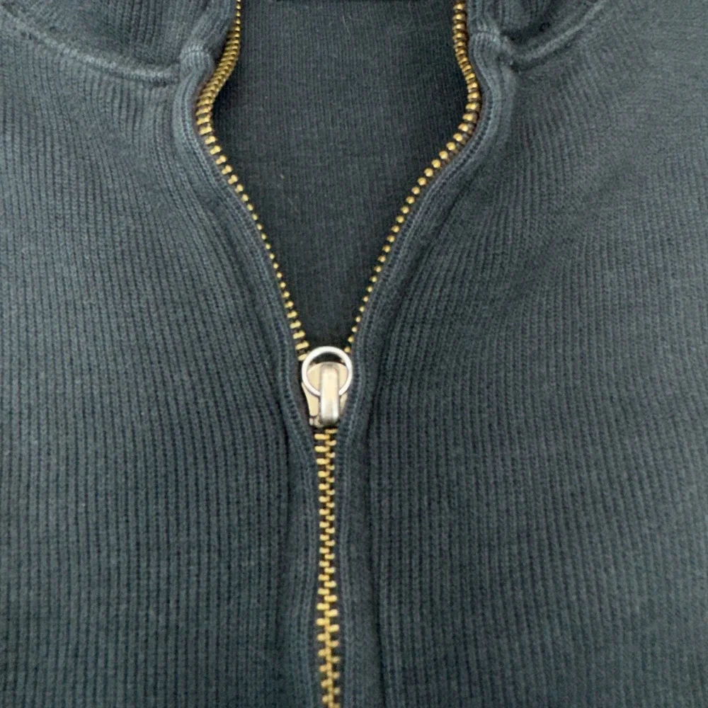 Polo‎ Ralph Lauren Sweater Jacket Mens XL Black Sweater Pony Ribbed Knit